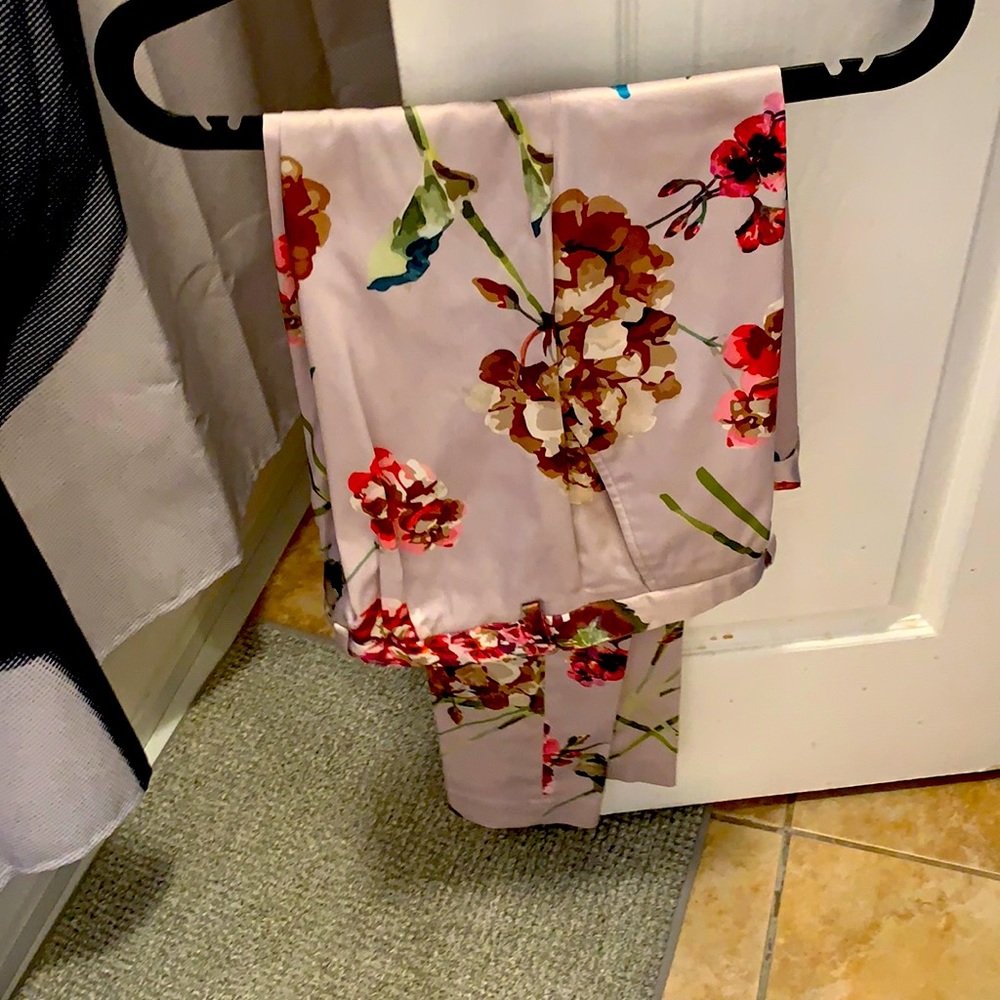 ASOS slim fitted floral pants that everyone loved!